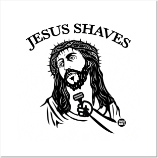 JESUS SHAVES Posters and Art